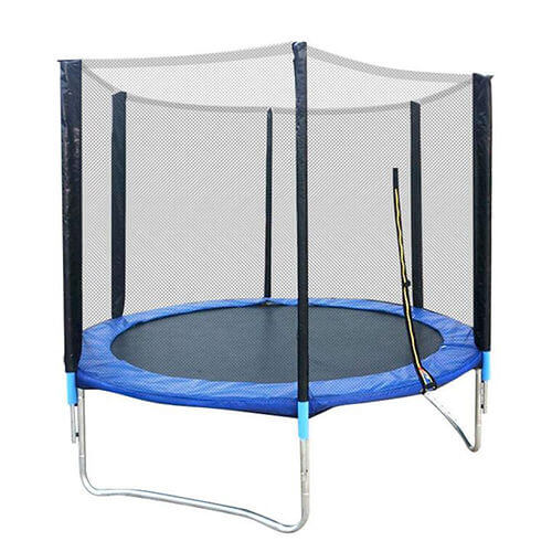 2 44m Outdoor Trampoline With Enclosure Safety Net