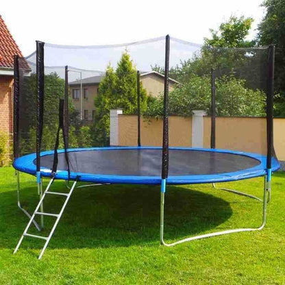 2 44m Outdoor Trampoline With Enclosure Safety Net