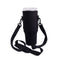 For 40oz Stanley Quencher Water Bottle Carrier Bag Sleeve With Adjustable Shoulder Strap Black